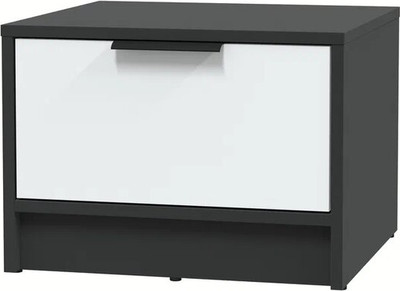 Прикроватная тумба Interline Концепт КТ-ТК1-35 (белый платинум/антрацит)