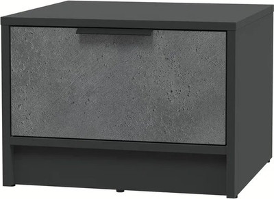 Прикроватная тумба Interline Концепт КТ-ТК1-35 (бетон портленд/антрацит)