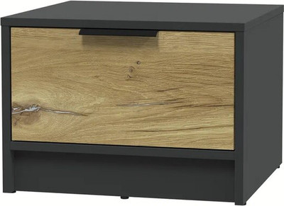 Прикроватная тумба Interline Концепт КТ-ТК1-35 (дуб нокс/антрацит)