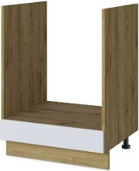 Шкаф под духовку Anrex Set Plus 1D/60 (дуб наварра/белый)