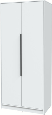 Шкаф Interline Концепт КТ-Ш2 (белый платинум/белый платинум)