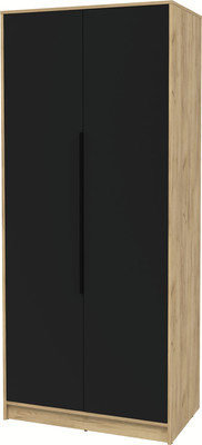 Шкаф Interline Концепт КТ-Ш2 (черный/дуб золотой)