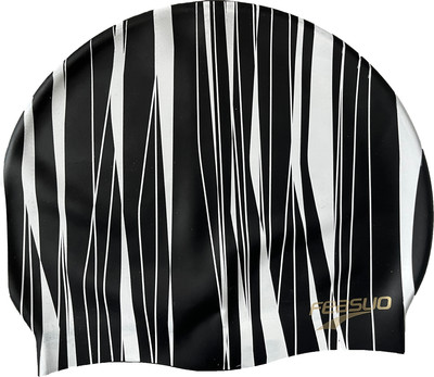 Шапочка для плавания Sabriasport TSS6 (черный/белый)