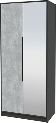Шкаф Интерлиния Концепт КТ-Ш2з (бетон/антрацит)