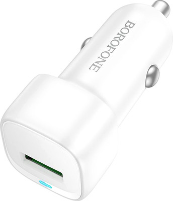 Адаптер питания автомобильный Borofone BZ34 (белый)