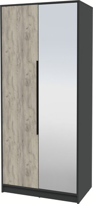 Шкаф Интерлиния Концепт КТ-Ш2з (дуб серый/антрацит)