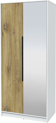 Шкаф Интерлиния Концепт КТ-Ш2з (дуб нокс/белый платинум)