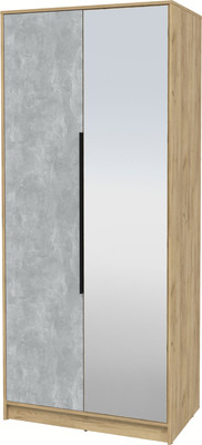 Шкаф Интерлиния Концепт КТ-Ш2з (бетон/дуб золотой)