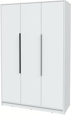 Шкаф Interline Концепт КТ-Ш3 (белый платинум/белый платинум)