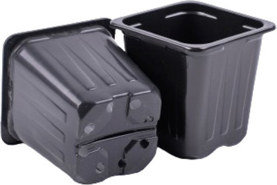 Горшок для рассады ПНД-Групп 7x7x7см формованный (200мл, черный)