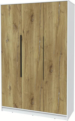 Шкаф Interline Концепт КТ-Ш3 (дуб нокс/белый платинум)