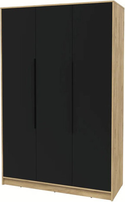 Шкаф Интерлиния Концепт КТ-Ш3 (черный/дуб золотой)