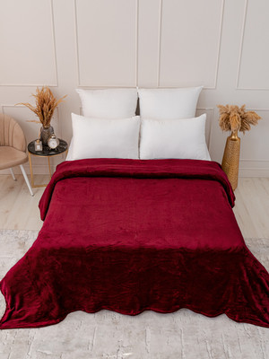 Плед Павлина Винный 150x200