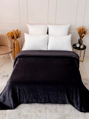 Плед Павлина Черный 150x200