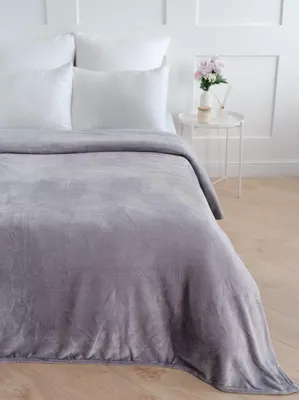 Плед Павлина Серая дымка 200x220