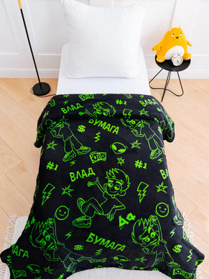 Плед Павлинка А4 Неон 150x200