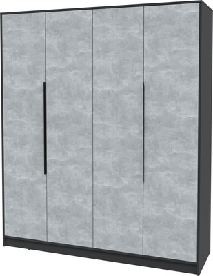 Шкаф Interline Концепт КТ-Ш4 (бетон/антрацит)