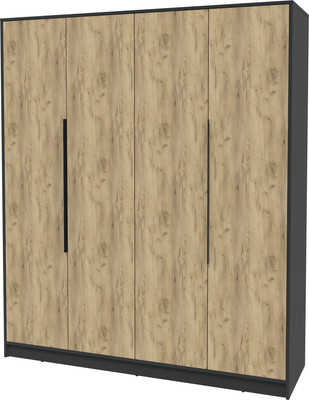 Шкаф Интерлиния Концепт КТ-Ш4 (дуб золотой/антрацит)