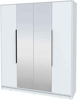Шкаф Интерлиния Концепт КТ-Ш4з (белый платинум/белый платинум)