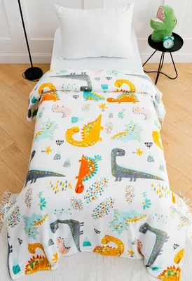 Плед Павлинка Дино беби 150x100