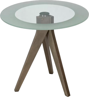 Журнальный столик Мебелик Рилле 441 (шимо/стекло прозрачное)