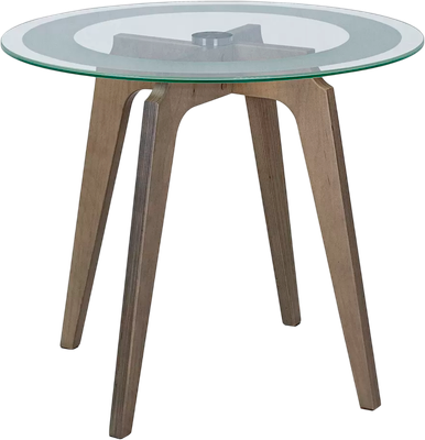 Журнальный столик Мебелик Рилле 447 (шимо/стекло прозрачное)