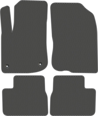 Комплект ковриков для авто Alicosta 1044_1_сер для Peugeot 208 хэтчбек 5 дв 2012-2016 (EVA соты, серый)