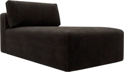 Модуль мягкий Лига Диванов Лига-060 НПБ / 129568 (велюр Brut 17 коричневый)