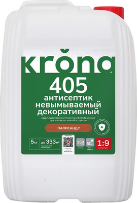 Антисептик для древесины KRONA 405 (5кг, палисандр)