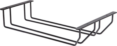 Держатель для бокалов AKS двухрядный 340x65x205 / 62 752 (черный)