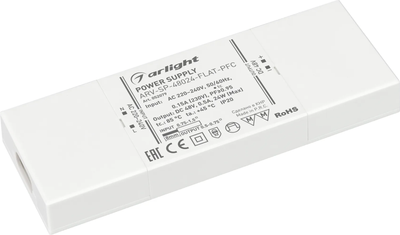 Блок питания для светильника Arlight ARV-SP-48024-FLAT-PFC 48V 0.5A 24W / 052079