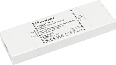 Блок питания для светильника Arlight ARV-SP-48036-FLAT-PFC 48V 0.75A 36W / 052080