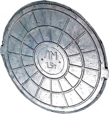 Люк канализационный Стандартпарк Конусный / ЛМ А15 (черный)