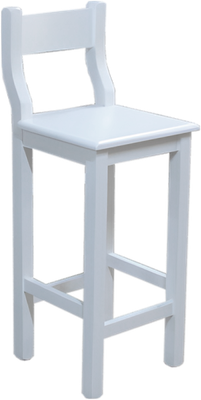 Стул барный Поставымебель Водка 38x39x102 (белая эмаль)