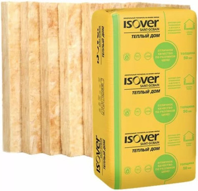 Минеральная вата Vetonit Warm House Slab-50x610x1170/Y / 68112 (9.99м2)