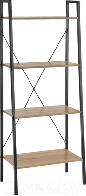 Стеллаж Halmar Narvik REG-2 (дуб сонома/черный)