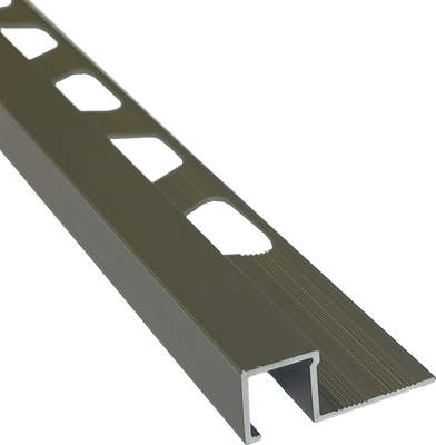 Уголок под плитку Profiling Алюминиевый ПО-П10х10 (2.7м, шампань)