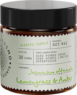 Свеча Eteria Cosmo Ароматическая Жасмин лемонграсс и амбра ETC0224 (Ароматическая)