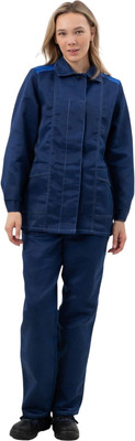 Комплект рабочей одежды Вектор Лада (р.56-58, 158-164, темно-синий/василек)