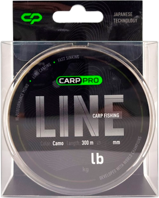 Леска монофильная Carp Pro Camo 300м / CP5303-261 (0.261мм)
