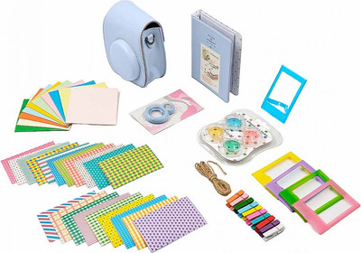 Подарочный набор Rumi Life Style 7в1 для Fujifilm Instax Mini 12/11 (голубой)