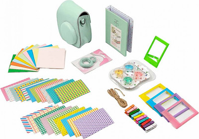 Подарочный набор Rumi Life Style 7в1 для Fujifilm Instax Mini 12/11 (зеленый)