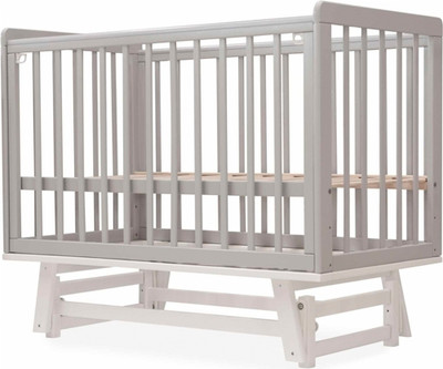 Детская кроватка Sweet Baby Palladio New с маятником (серый/белый)