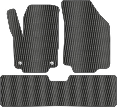 Комплект ковриков для авто Alicosta 2608_1_сер для Chevrolet EQUINOX III SUV 2020-н.в. (EVA соты, серый)