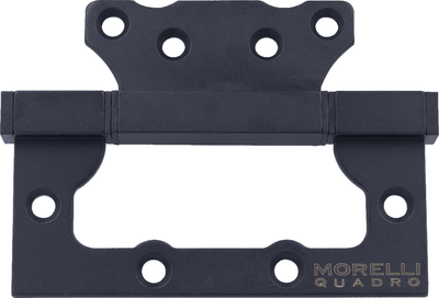 Петля дверная Morelli Quadro-1 BL накладная (черный)