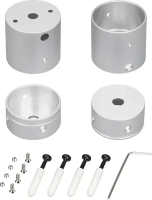 Набор креплений для гибкого неона Arlight MOONLIGHT-VT-CEILING-DL-D30-SILVER / 051306