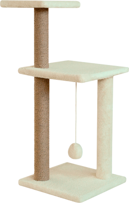 Комплекс для кошек Kogtik Триола Lux / СД ms (белый/джут)