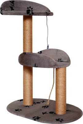 Комплекс для кошек Kogtik Дримми СД m (серый/лапки/джут)