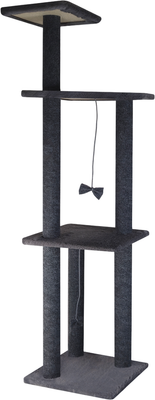 Комплекс для кошек Kogtik Нил Сер mk (серый/джут)