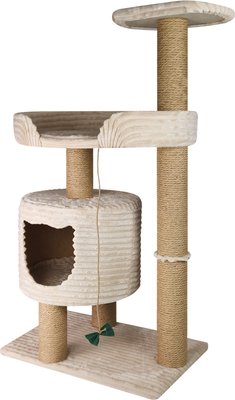 Комплекс для кошек Kogtik Грейт БД (бежевый/джут)
